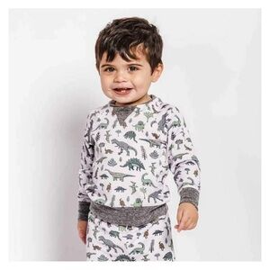 Miki Miette X Vintage Gray Dinosaur Crewneck NWT 12 months 100% cotton